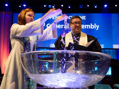 Opening worship at the 223rd General Assembly of the Presbyterian Church (USA) in St. Louis, MO on Saturday, June 16, 2018.