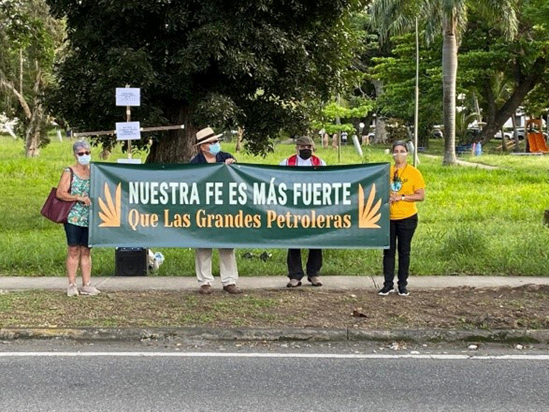 Actividades de justicia celebradas el domingo y el lunes. (Foto cortesía de Red Latina)