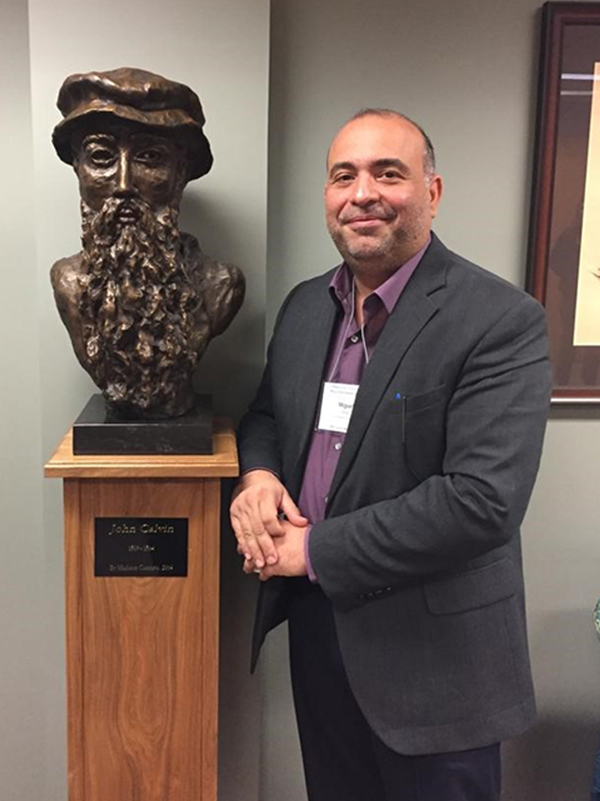 The Rev. Miguel Angel Dros Lorenzo is serving as the denomination’s first non-English-speaking moderator of a GA committee.