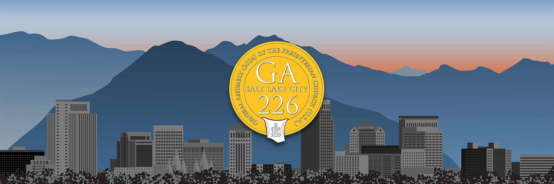 GA226 Graphic with Medallion