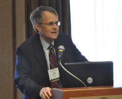 Photo of a man at a podium