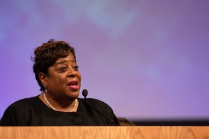 Rev. Diane Moffett at the 223rd General Assembly