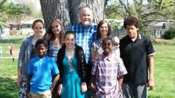 Cindy Cushman and her family, Easter 2014