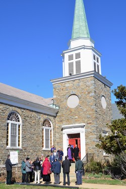 Arlington Presbyterian Church in Northern Virginia. The building has been sold to an affordable housing developer for $8.4 million.