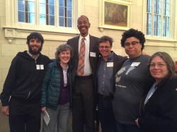 Community of Living Traditions with Musician Harry Pickens at the opening worship for the Festival of Faiths in Louisville.