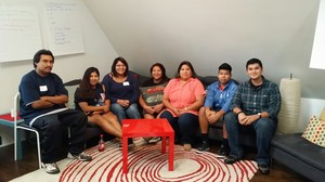 NAYAC members (left to right): Michael Nez, Gila River Indian Community, AZ; Carlee Alex, Livingston, TX; Brittany Stephens, Flandreau, SD; Morgan Poncho, Livingston, TX; Bernitta Langley, advisor, Livingston, TX; Laine Langley, Livingston, TX; Jason Chavez, advisor, Richmond, VA.