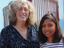 PC(USA) mission co-worker Jan Heckler and FJKM educator Sarah Ravel.