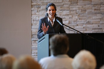 the Rev. Andrea C. White, T.V. Moore lecturer at San Francisco Theological Seminary