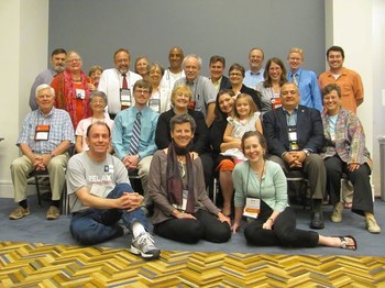 Members and friends of ACSWP gathered to say thank you to Bonnie Hoff, who worked for the Presbyterian Church (U.S.A.) for almost 21 years as ACSWP’s administrative assistant.