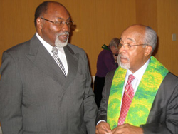 Bishop John F. White and Bishop Ronald M. Cunningham.