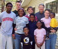 Frank and Nancy Dimmock with their children.