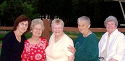 Chris Hamann, Nancy Laughlin, Shirley DuRant, Norah Casner and Jan McMurtry