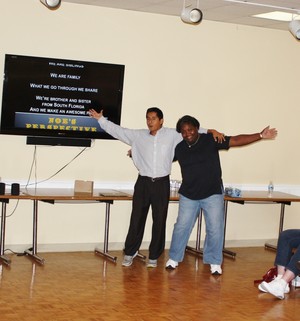 Noe Suarez and CeCe Armstrong