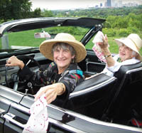 The Rev. Jane Spahr and Ginny Davidson