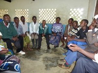 Malanda community members/parents participating in a child protection panel.