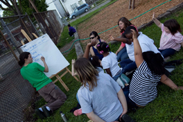 Children at Neighborhood House in the Portland area of Louisville