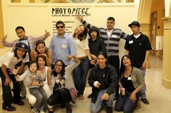 Students from the Summer 2011 Photopiece at their exhibit "Life in Black and White" 