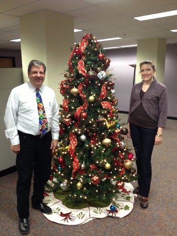 PNS coordinator Jerry Van Marter and reporter Bethany Daily