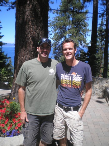 Jonathan Blose (left), who heads up Zephyr Point’s children’s and youth programs, and Joe Dalton (right), Zephyr Point’s program director.