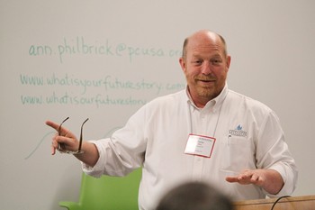 Presbyterian Mission Agency theologian Charles Wiley III presenting at Big Tent 2015.