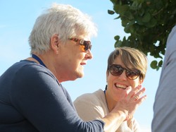 Katrina Woodworth listens to evangelism conference participants describe the desires of their hearts—after hearing her story of divine healing through her spiritual practice of yoga.