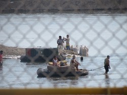 Activity on the Usumacinta River, as Voices from the Border and Beyond cross the Mexico border into Guatemala.