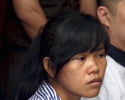 Mary Jane Veloso at her trial in Indonesia.