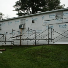 House shown with new siding