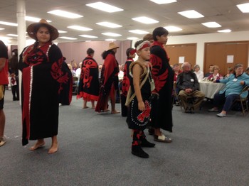 Youth dancers in native dress