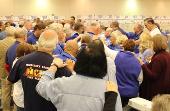 New members of the Presbyterian Disaster Assistance National Response Team are commissioned during an April 7, 2016 ceremony.