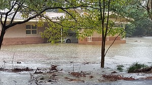 Houses in Richland County, South Carolina during last week’s flooding.