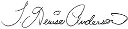 Denise Anderson Signature