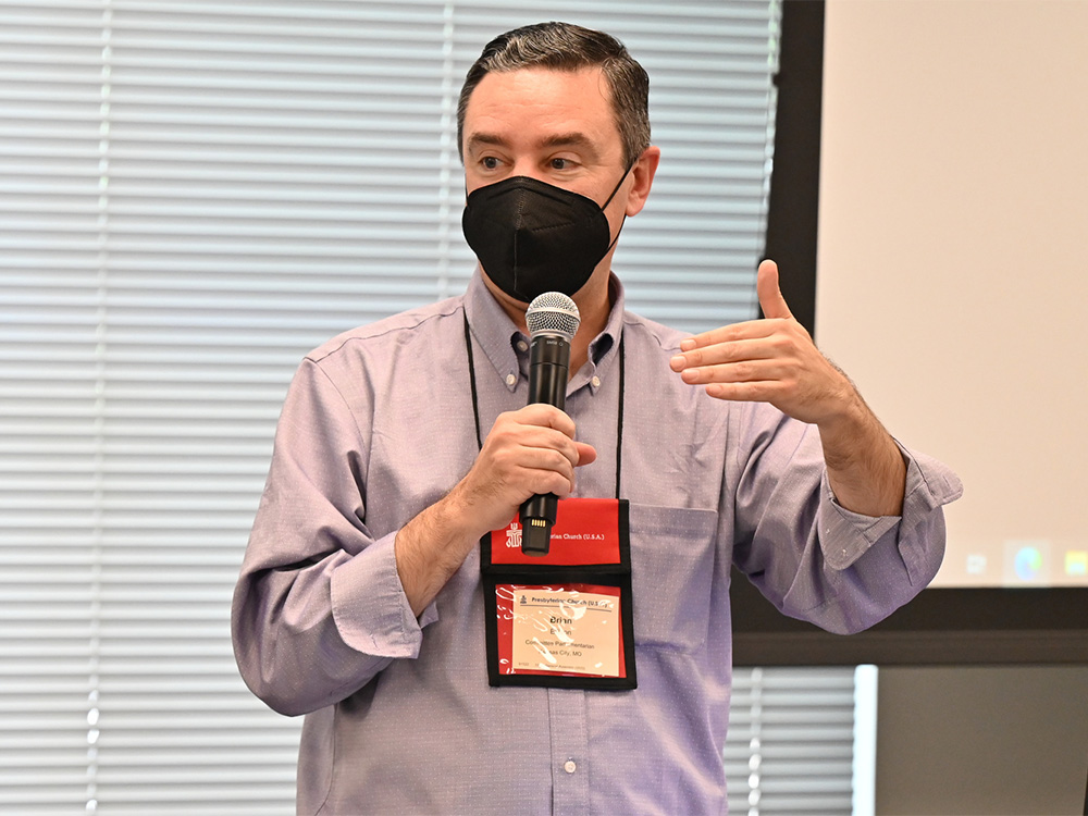 Brian Ellison at the 225th General Assembly in June 2022. Photo by Rich Copley