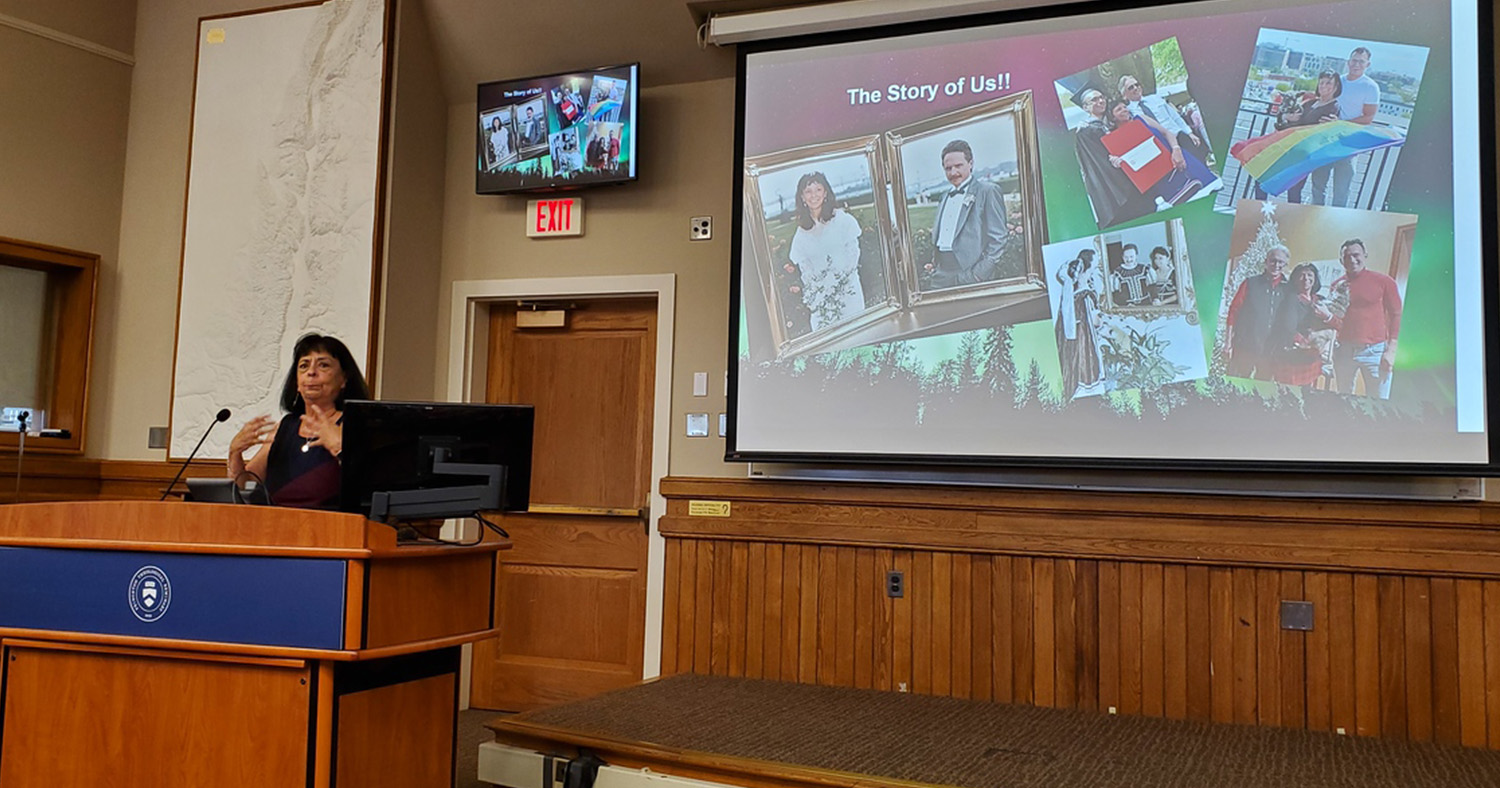 Ruth Santana-Grace at Princeton Theological Seminary, May 15, 2023. Photo by Brenton Thompson. 