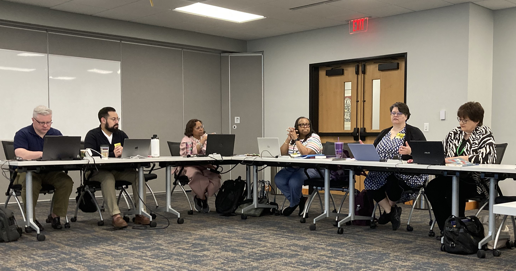 Some members of the Advisory Committee on the Constitution, April 2024, Presbyterian Center, Louisville. 