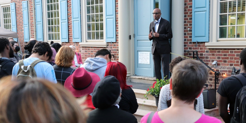 Nelson at BKBB event, October 2022. Photo by McKenna Britton.