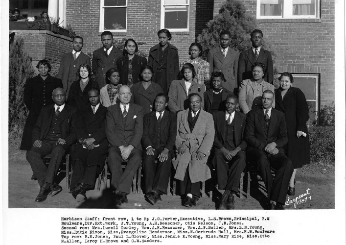 Harbison staff members, 1940. [Pearl ID 8475]