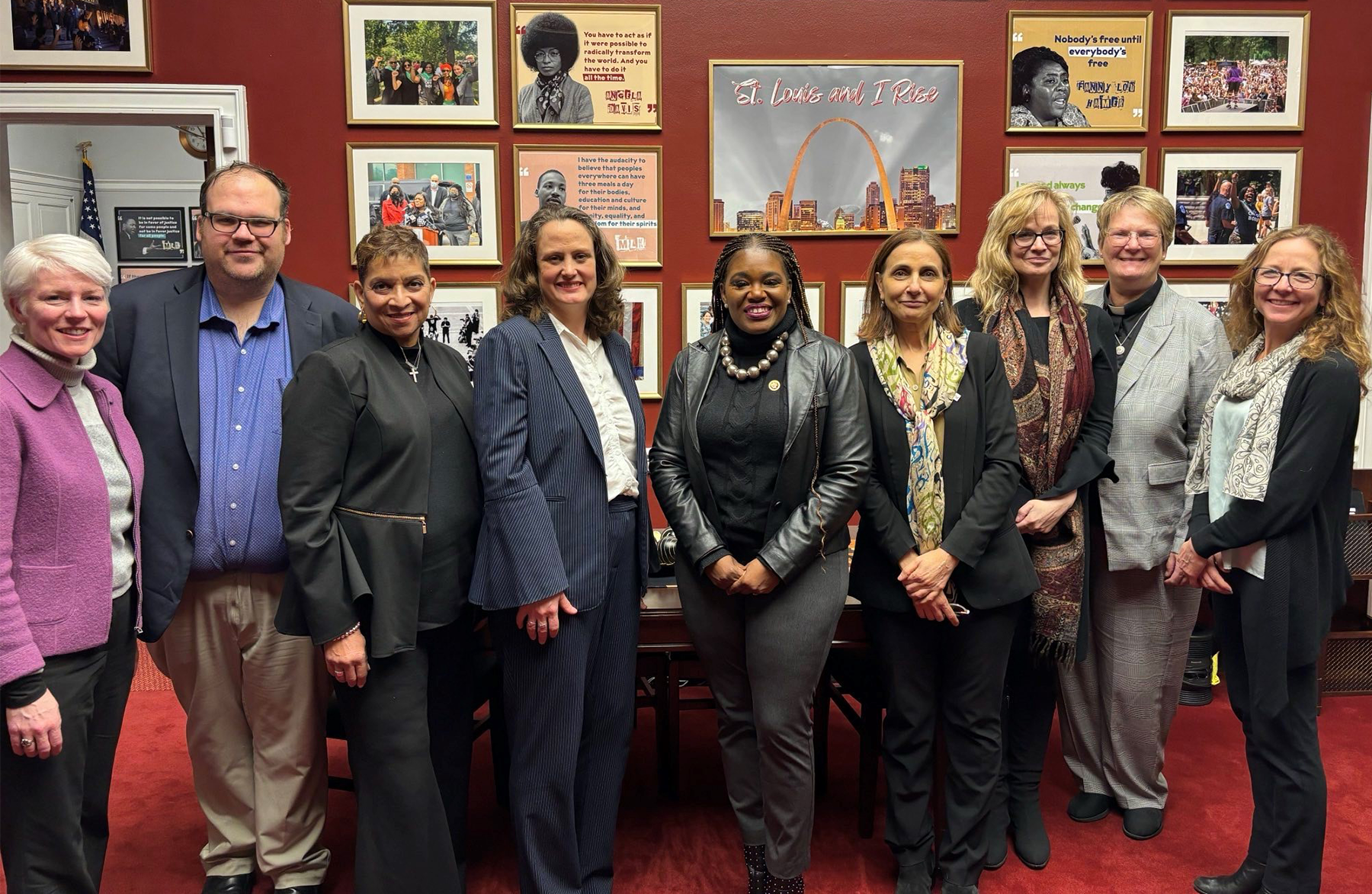 CMEP group meeting at office of Congresswoman Cori Bush.