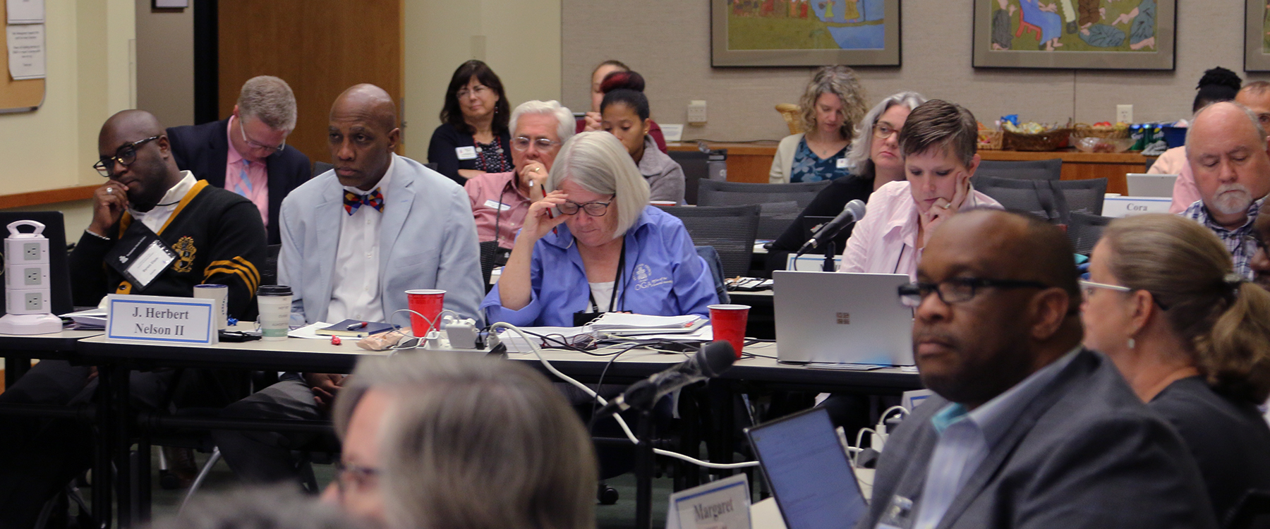 Committee on the Office of the General Assembly gathers for their fall meeting in October 2019 in Louisville, KY. Photo by Randy Hobson.