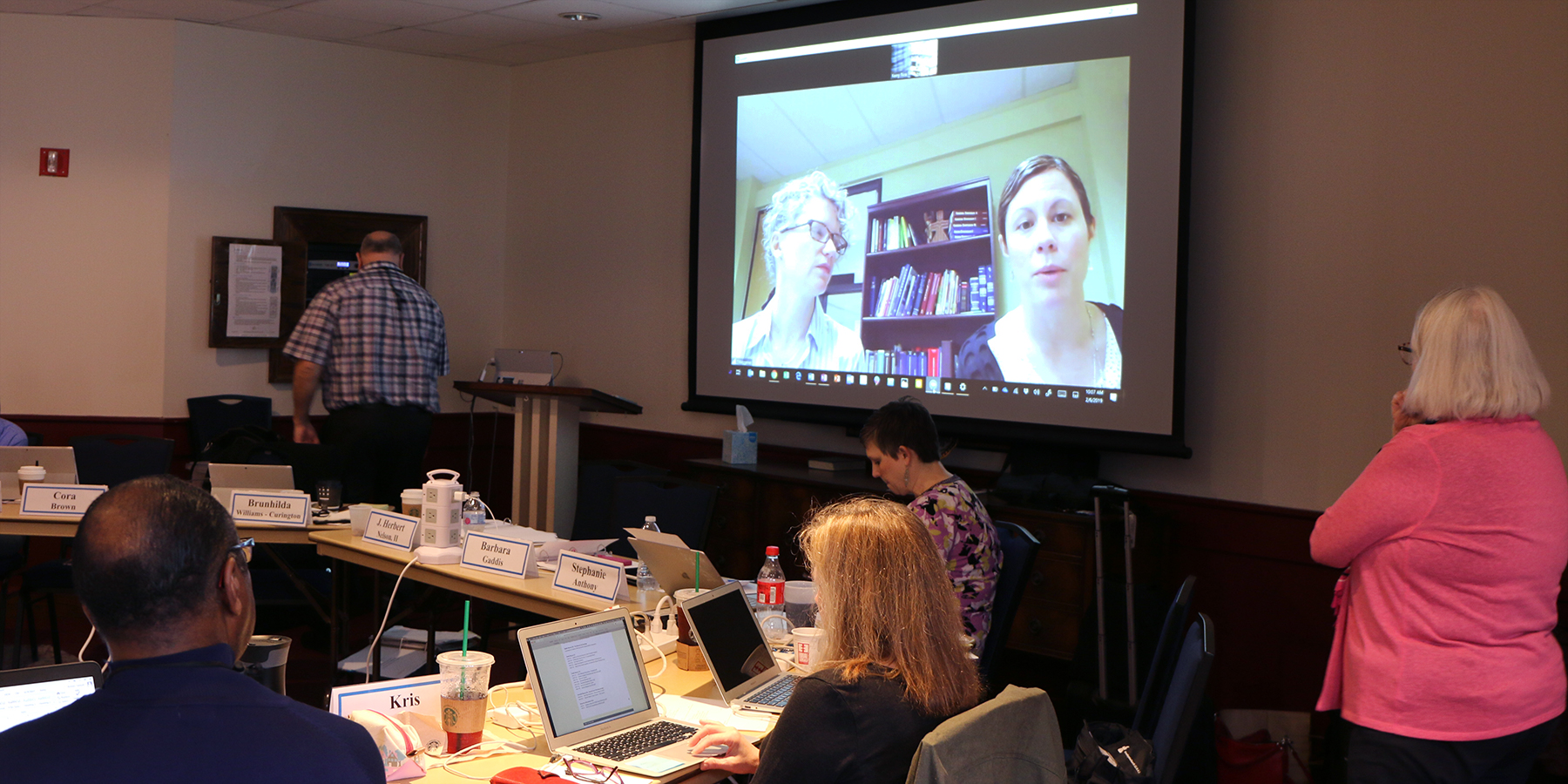 COGA wrapped up its third day of meetings in Houston with a conference call with the OGA Office of Immigration Issues. Photo by Rick Jones.