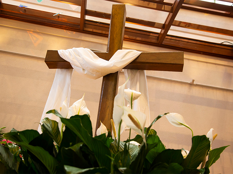 he cross at the Presbyterian Center. Photo by Rick Jones