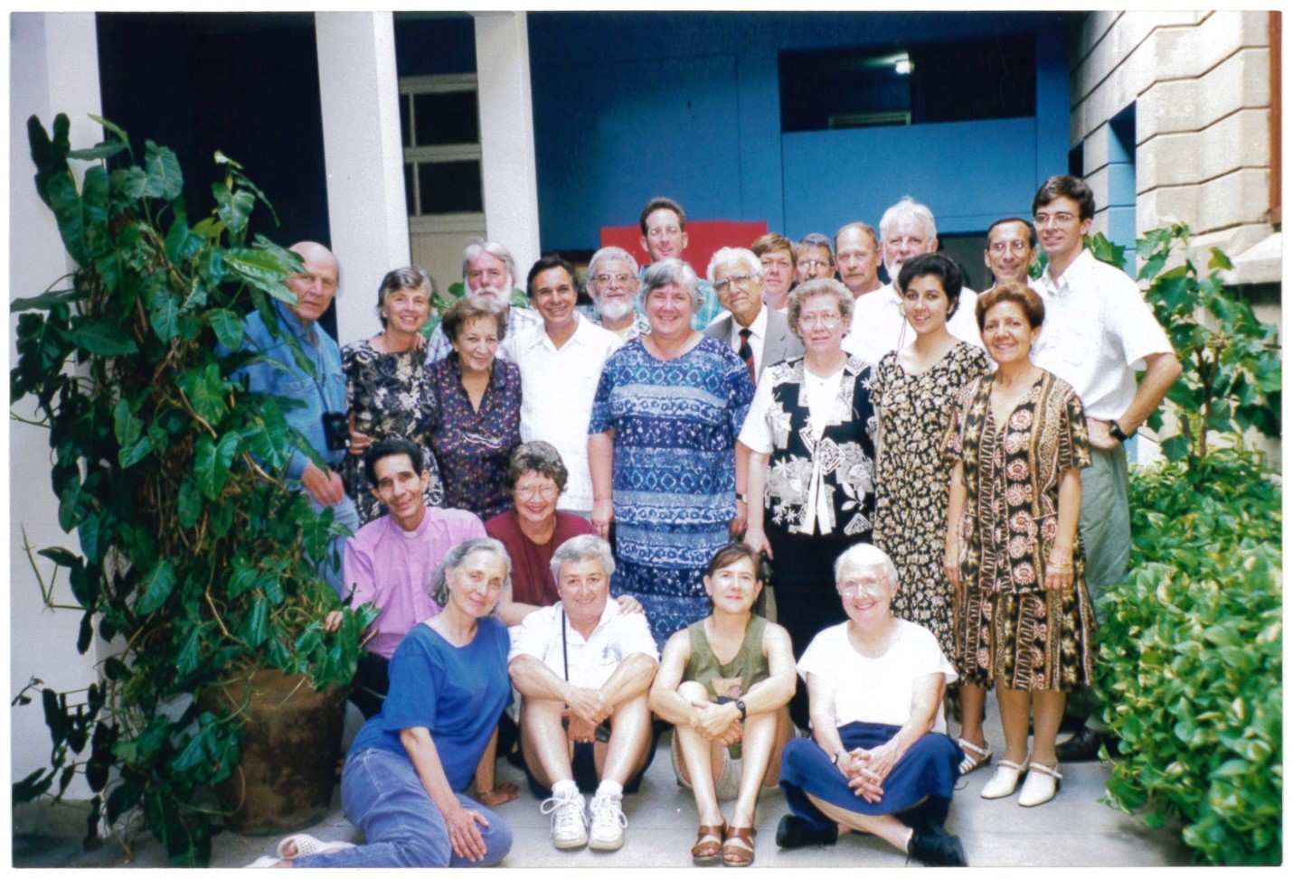 Dean (back row third from left) and Cuba Partners, 1998