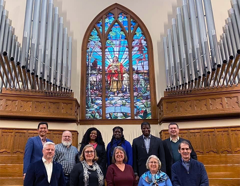 Back (l to r): Neal Presa, Michael Booker, Terri Ofori, Dianna Wright, Eugene Sutton, Richard Mammana Front (l to r): Christian Boyd, Elise Johnstone, Anne Bond, Elizabeth Ring, Robert Foltz-Morrison