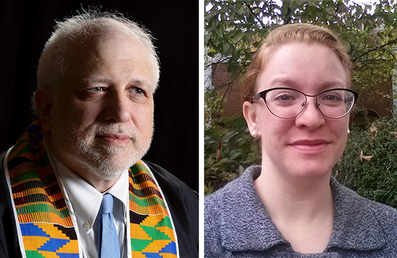 Arthur Fullerton (left) and Marie Mainard O'Connell (right) are standing for Co-Moderators of the 224th General Assembly (2020). 