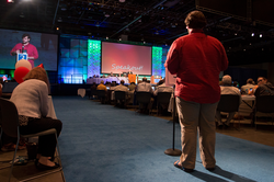 Commissioners and Advisory Delegates were invited to participate in a  speakout segment of plenary business session 4. 