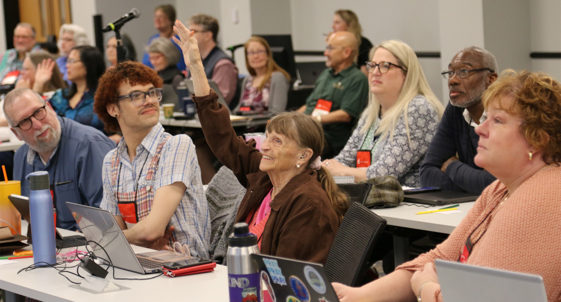 The General Assembly Leadership Briefing is being offered online and in person at the Presbyterian Center in Louisville, Kentucky. (Photo by Randy Hobson)