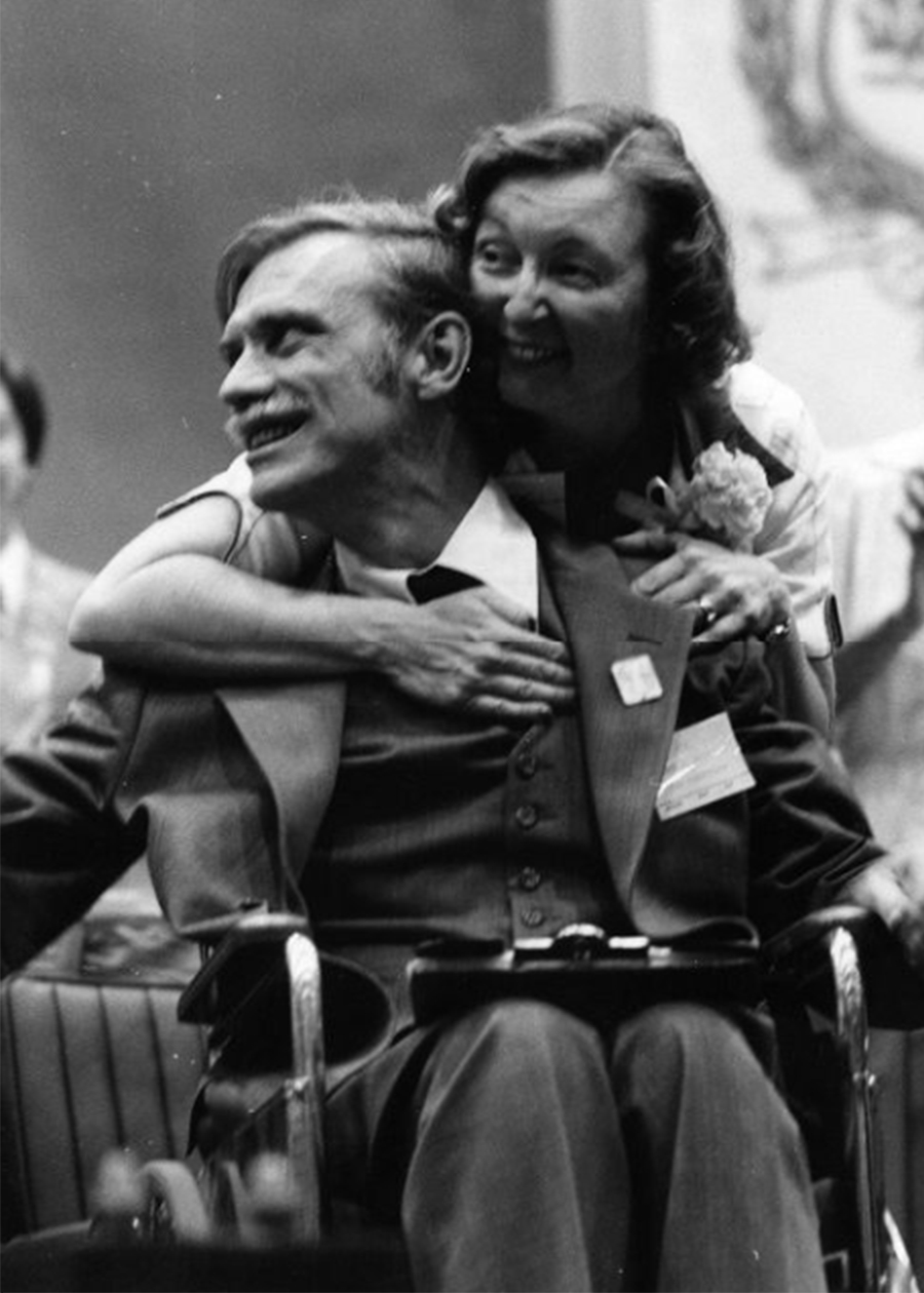 Howard and Nancy Rice at the 191st General Assembly, 1979. From the A.D. magazine archives via Pearl. 