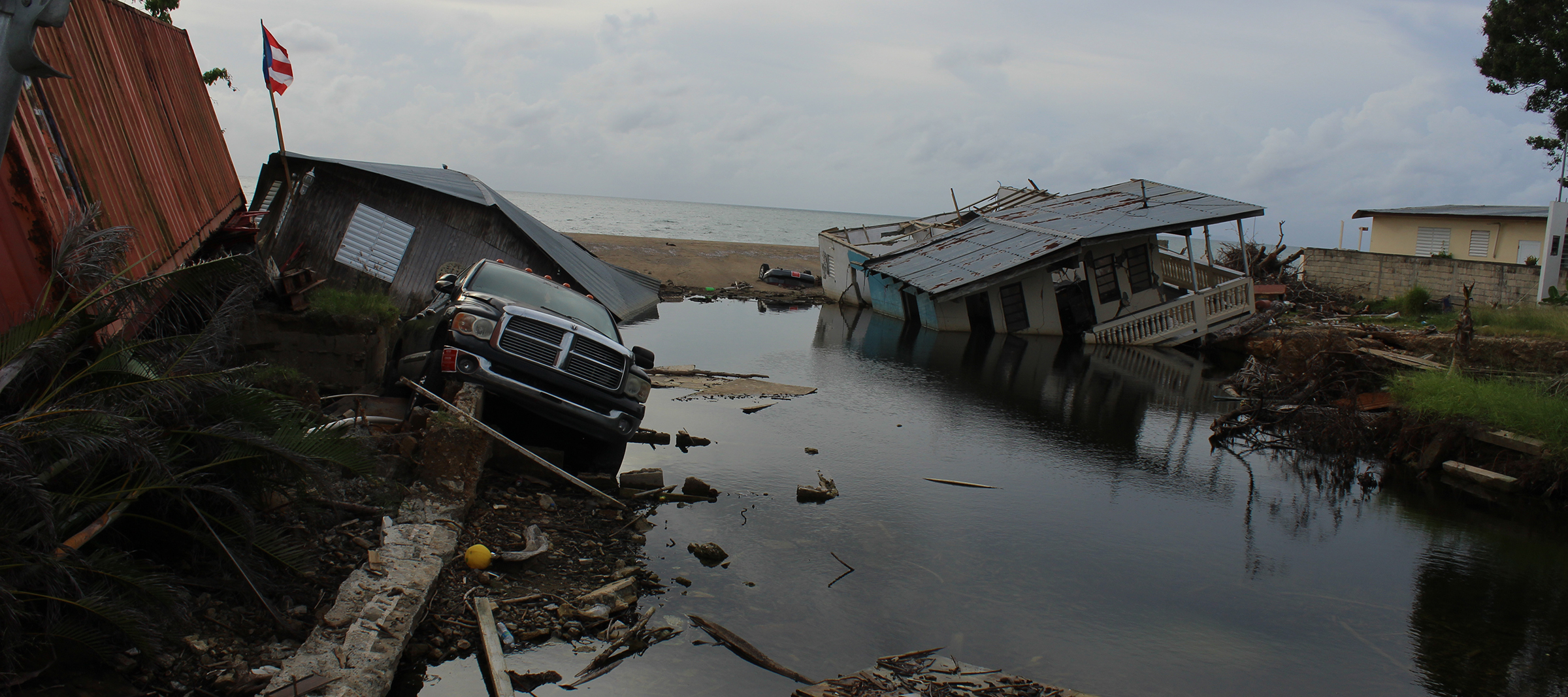 Image of damage in Puerto Rico in November 2017 - Photo by Rick Jones