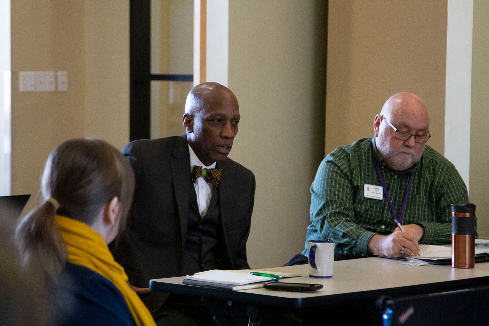 The Reverend Dr. J. Herbert Nelson, II, addresses the General Assembly Committee on Ecumenical and Interreligious Relations. Photo by Randy Hobson.