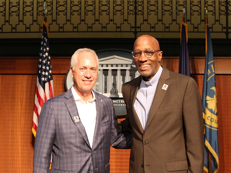 Louisville Mayor Greg Fischer will provide remarks for the Juneteenth worship service during the 225th General Assembly. Photo by Randy Hobson. 